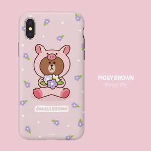 LINE FRIENDS iPhone SE3/SE2/8/7用LINE FRIENDSケース キリン KCL-DGB002-イメージ7