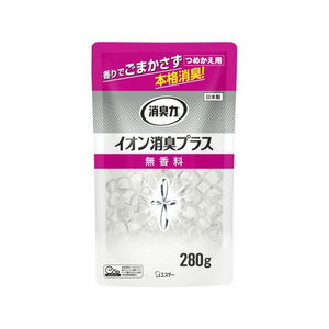 エステー 消臭力クリアビーズ イオン消臭プラス 無香料 詰替280g F034431-イメージ1