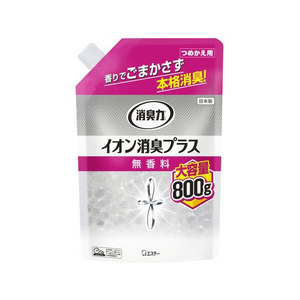 エステー 消臭力クリアビーズ イオン消臭プラス 無香料 詰替800g F034433-イメージ1