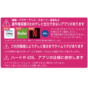 JTT iPhone HDMIミラーリングケーブル ブラック IPHDMI-BK-イメージ8