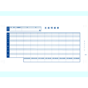 OBC 支給明細書 6001 1000枚 F846888-6001-イメージ1