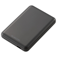 エレコム 超コンパクトモバイルバッテリー(5000mAh/3A/USB Type-C×1) ダークグレー DE-C48-5000DGY