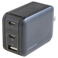 京ハヤ USB-C対応急速充電器(65W) CHARGE GEAR ブラック JKPD65M3BK