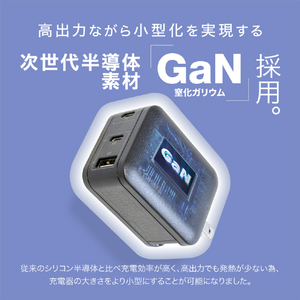 京ハヤ USB-C対応急速充電器(65W) CHARGE GEAR ブラック JKPD65M3BK-イメージ9