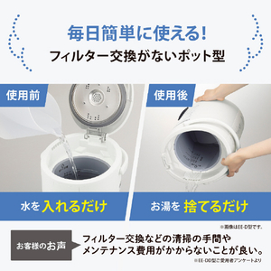 象印 スチーム式加湿器 グリーン EE-MA20-GA-イメージ3