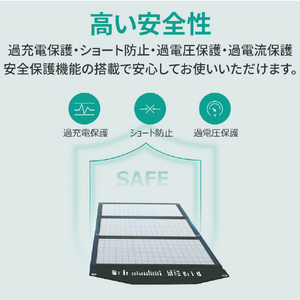 AUKEY 折りたたみ式 ソーラーパネル(60W) ブラック SP-GP06-BK-イメージ6