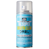 クレオス Mr．スーパースムースクリアー(溶剤系スプレー) つや消し【B530】 B530MRｽ-ﾊﾟ-ｽﾑ-ｽｸﾘｱ-ﾂﾔｹｼ