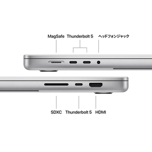 Apple 16インチMacBook Pro: 14コアCPUと20コアGPUを搭載したApple M4 Proチップ, 24GB, 512GB SSD - シルバー MX2T3J/A-イメージ7