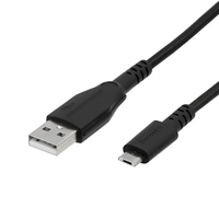 オウルテック microUSBケーブル(2m) ブラック OWL-CBAMA20-BK