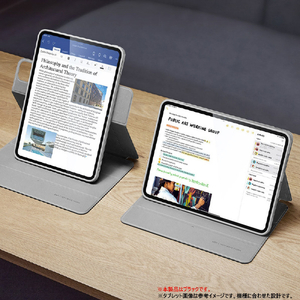 ESR iPad Pro 11インチ(M4) REBOUND 360 ハイブリッド 2WAYカバー ブラック ES26768-イメージ3