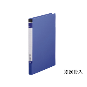 キングジム レターファイルBF A4タテ とじ厚10mm 青 20冊 1箱(20冊) F844586-358BFｱｵ-イメージ1