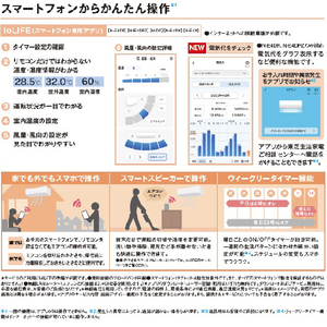 東芝 「工事代金別」 18畳向け 自動お掃除付き 冷暖房エアコン e angle select 大清快 N-DXシリーズ RASN562E4DXWS-イメージ9