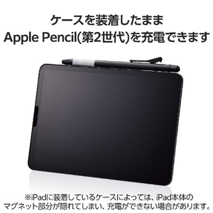 エレコム Apple Pencil(第2世代)用ケース ノック式 ブラック TB-APE2KCBK-イメージ4