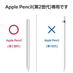 エレコム Apple Pencil(第2世代)用ケース ノック式 ブラック TB-APE2KCBK-イメージ6