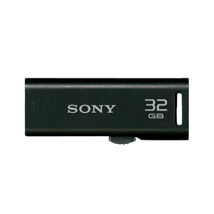 SONY USBフラッシュメモリ(32GB) ブラック USM32GR B-イメージ1