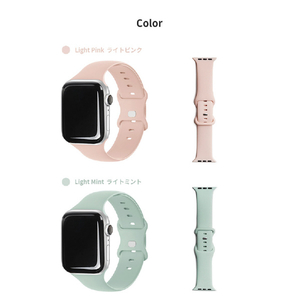 EGARDEN Apple Watch 41mm/40mm/38mm用SILICONE BAND ブラック EGD21772AWBK-イメージ15