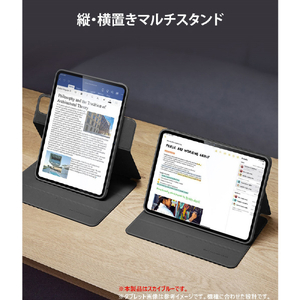 ESR iPad Air 11インチ(M2)/iPad Air(第5/4世代)用REBOUND 360 ハイブリッド 2WAYカバー スカイブルー ES26772-イメージ8