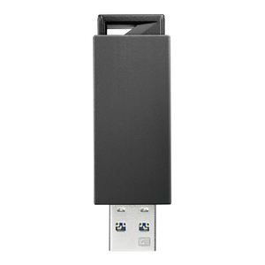 I・Oデータ USB3．0/2．0対応 ノック式USBメモリー(16GB) ブラック U3-PSH16G/K-イメージ1