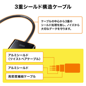 サンワサプライ HDMI-VGA変換アダプタ(オーディオ出力付き) AD-HD23VGA-イメージ16