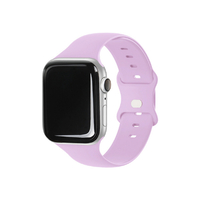 EGARDEN Apple Watch 42/41/40/38mm用SILICONE BAND ライラック EGD21774AWLL