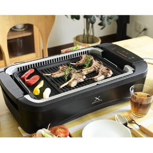 YAMAZEN 煙の少ない焼き肉グリル XGRILL PREMIUM ブラック YGMC-FXT130-B-イメージ8