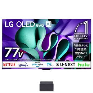 LGエレクトロニクス 77V型4Kチューナー内蔵4K対応有機ELテレビ OLED77M4PJA.AJLG-イメージ1