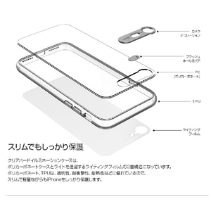 SG iPhone SE(第3世代)/SE(第2世代)/8/7用Armor Shield イルミネーションケース クラウン ゴールド SG8778I7-イメージ5