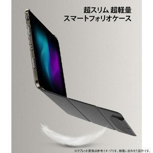 ESR iPad Air 13インチ(M2)用ASCEND ウルトラスリムケース ブラック ES26779-イメージ2