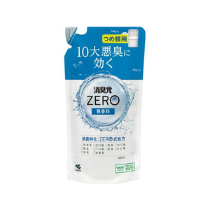 小林製薬 消臭元ZERO 無香料 つめ替 400mL FC356RA-イメージ1