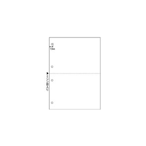 ヒサゴ マルチプリンタ帳票 B5 2面・4穴 1200枚 F847821-BP2053Z-イメージ1