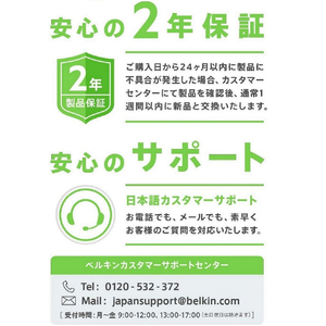 BELKIN 4ポートGaN充電器(108W) ホワイト WCH010DQWHJP-イメージ18