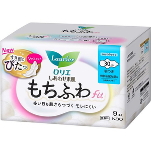 KAO ロリエ しあわせ素肌 特別心配な昼用30cm 羽つき 9個 FC185SA-イメージ1
