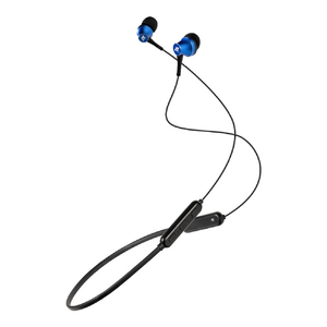 AXES ネックバンド型Bluetoothイヤフォン B-FINE ブルー AHBT89BL-イメージ1