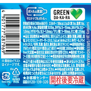 サントリー GREEN DA・KA・RA 2L 12本 F875467-イメージ2