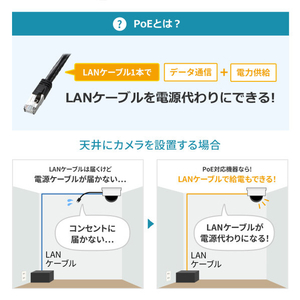 サンワサプライ ギガビット対応PoEスイッチングハブ(8ポート) LAN-GIGAPOE82-イメージ11