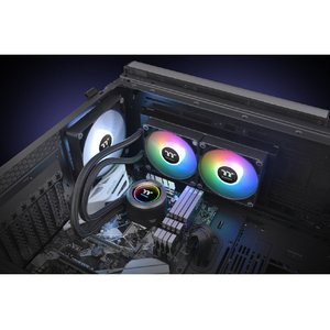 Thermaltake 水冷一体型CPUクーラー TH240 ARGB Sync V2 ブラック CLW361PL12SWA-イメージ9