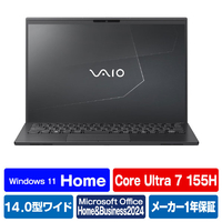 VAIO ノートパソコン VAIO SX14-R ファインブラック VJS4R190111B