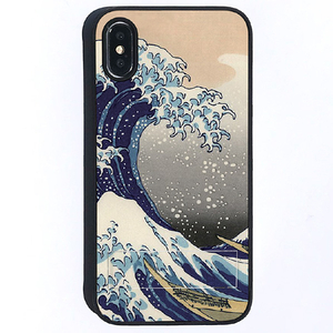 Dparks iPhone XS/X用ケース spirit case 浮世絵 DS14790I58-イメージ1