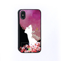 Dparks iPhone XS/X用ケース spirit case フラワードリーム ピンク DS14792I58