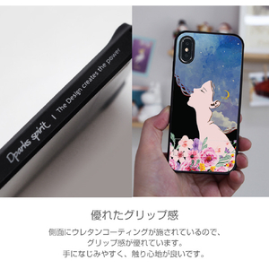 Dparks iPhone XS/X用ケース spirit case フラワードリーム ピンク DS14792I58-イメージ12