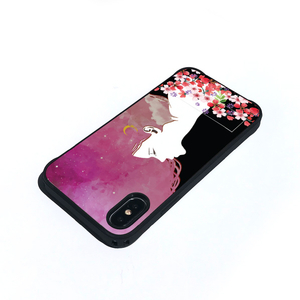 Dparks iPhone XS/X用ケース spirit case フラワードリーム ピンク DS14792I58-イメージ4