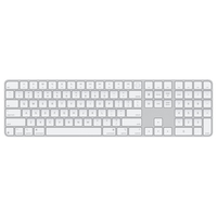 Apple Appleシリコン搭載Macモデル用Touch ID搭載Magic Keyboard(テンキー付き)- 英語(US) ホワイト MXK73LL/A