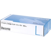 伊藤忠リーテイルリンク プラスチック手袋 パウダーフリー L100枚 FC968PW-VC-270