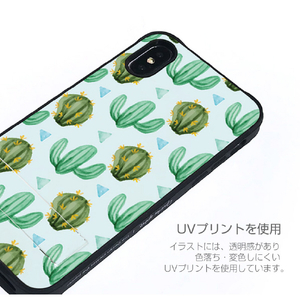 Dparks iPhone XS/X用ケース spirit case まるまるサボテン ブルー DS14794I58-イメージ14