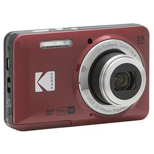 Kodak PIXPRO デジタルカメラ FRIENDLY ZOOM レッド FZ55 RD-イメージ1