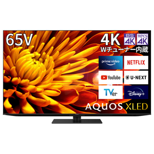 シャープ 65V型4Kチューナー内蔵4K対応液晶テレビ AQUOS XLED 4TC65EP1-イメージ3