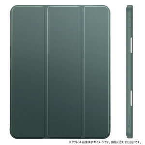 ESR iPad Air 11インチ(M2)/iPad Air(第5/4世代)用REBOUND ペンシルホルダー付きケース フォレストグリーン ES26800-イメージ2