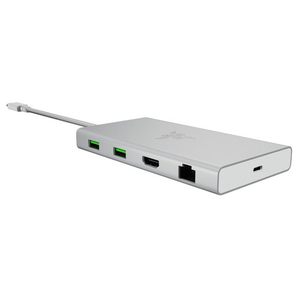 RAZER USB C Dock Mercury White RC21-02250200-R3M1-イメージ1