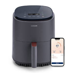 VeSync COSORI LITE 3．8リットルSMART ノンフライヤー グレー COLI38SAFGY-イメージ1