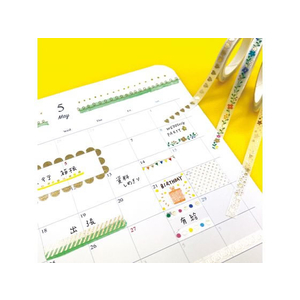 ワールドクラフト キラキラマスキングテープ Polka dot 5mm×5m FCU6110-KRMT5-002-イメージ5